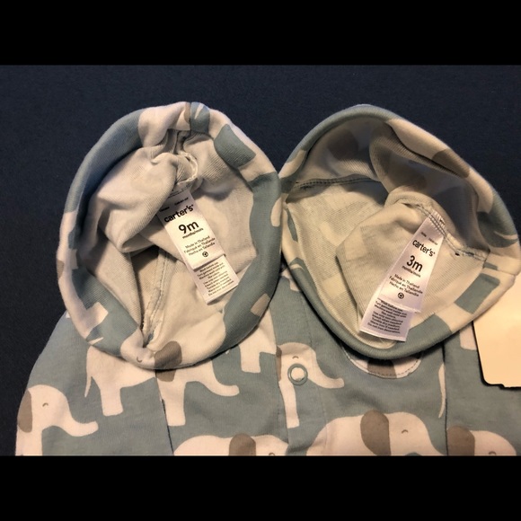 Elephant pajamas with cap 🐘 - Picture 3 of 3